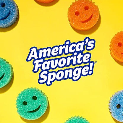 Scrub Daddy Color Sponge - Scratch-Free Multipurpose Dish Sponges for Kitchen, Bathroom + More - Household Cleaning Sponges Made with BPA-Free Polymer Foam (3 Count)