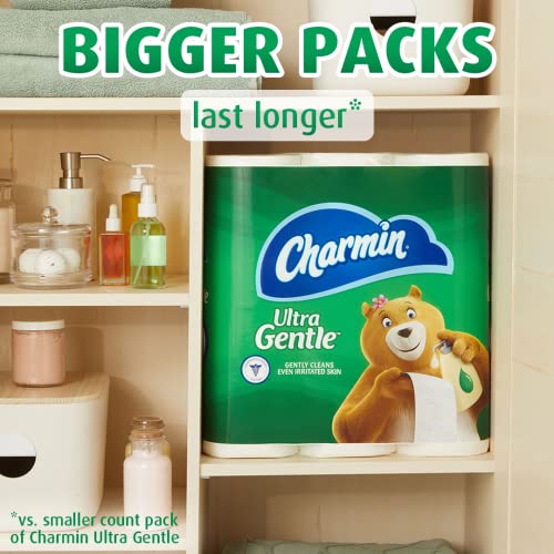 Charmin Ultra Gentle Toilet Paper, 6 Mega Rolls = 24 Regular Rolls