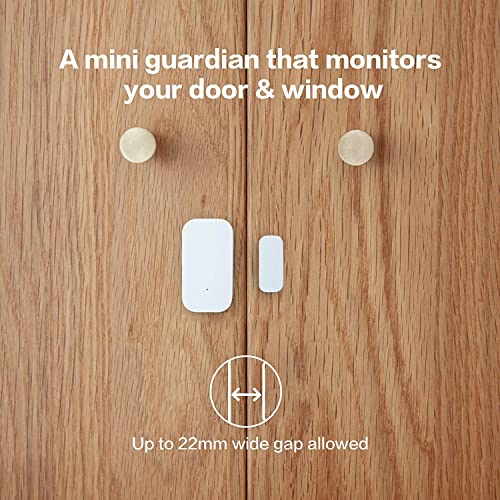 Aqara Door and Window Sensor Kit - 3 Pack, Requires AQARA HUB, Zigbee Connection, Wireless Mini Contact Sensor for Smart Home Automation, Compatible with Apple HomeKit, Alexa, Works with IFTTT