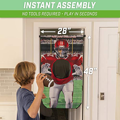 GoSports Football & Baseball Toss Games Available in Football Red Zone Challenge or Baseball Pro Pitch Challenge Choose Between Backyard Toss or Door Hang Targets