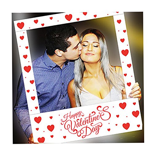 Aahs Engraving Valentine's Day Party Frame Photo Prop, 35 X 30 inches (Happy Valentine's Day)