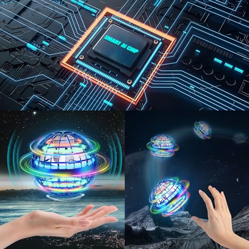 ACOUCB Flying Orb Ball Toy Cosmic Globe Flying Ball Hover Boomerang Fidget Spinner Ball Mini Drone Kids Cool Toys Indoor Safe for Teens Boys Girls 6 7 8 9 10+