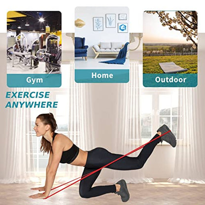 Alllvocles Resistance Band, Pull Up Bands, Pull Up Assistance Bands, Workout Bands, Exercise Bands, Resistance Bands Set for Legs, Working Out, Muscle Training, Physical Therapy, Shape Body