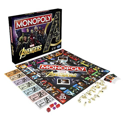 Hasbro Gaming Monopoly: Marvel Avengers Edition Board Game for Ages 8 and Up