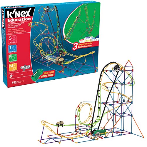 K'NEX Education ‒ STEM Explorations: Roller Coaster Building Set – 546 Pieces – Ages 8+ Construction Education Toy