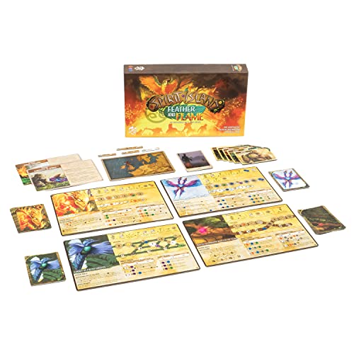 Greater Than Games Spirit Island: Feather & Flame More Spirits and Adversaries Come to Life with Spirit Island: Feather & Flame | Add to Your Spirit Island Core Game for Your Next Gaming Night