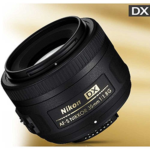 Nikon 35mm f/1.8G AF-S DX Lens for Nikon DSLR Cameras (Renewed)