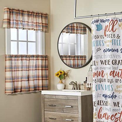 SKL Home Amber Plaid, Valance, Multi