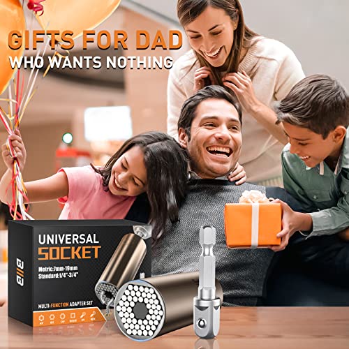 BIIB Gifts for Men, Super Universal Socket Tools Gifts for Men, Birthday Gifts for Men, Universal Socket Mens Gifts for Him, Husband, Grandpa, Cool Stuff Gifts for Boyfriend Tools for Men Cool Gadgets