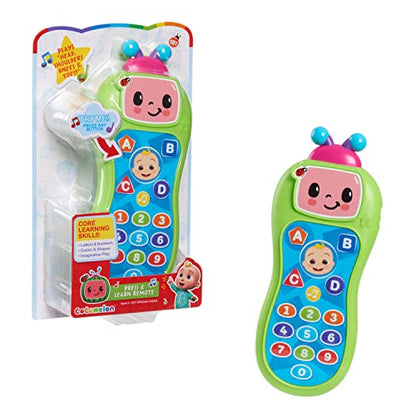 CoComelon Press and Learn Remote, Learning & Education, Officially Licensed Kids Toys for Ages 18 Month, Gifts and Presents by Just Play