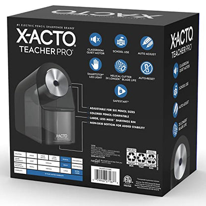 X-Acto® TeacherPro® Classroom Electric Pencil Sharpener, Blue