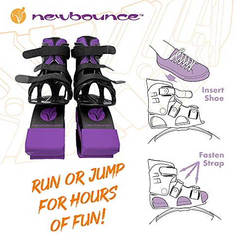 New Bounce Jumping Shoes - Kangaroo Jumping Shoes for Kids - Exercise Moon Shoes - Bouncy Shoes for Ages 8-12 - Size 1-6 (32-38 EU)