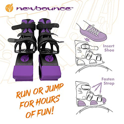 New Bounce Jumping Shoes - Kangaroo Jumping Shoes for Kids - Exercise Moon Shoes - Bouncy Shoes for Ages 8-12 - Size 1-6 (32-38 EU)