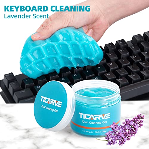 TICARVE Cleaning Gel for Car Detail Tools Car Cleaning Automotive Dust Air Vent Interior Detail Putty Universal Dust Cleaner for Auto Laptop Car Slime Cleaner