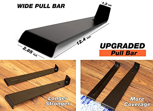 Laminate Wood Flooring Installation Kit with Extra Strong Solid Tapping Block Heavy Duty (43, Upgraded Fiberglass Handle Mallet)