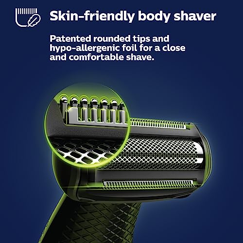 Philips Norelco Bodygroom Series 5000 Showerproof Body & Manscaping Trimmer for Men with Back Attachment, BG5025/40