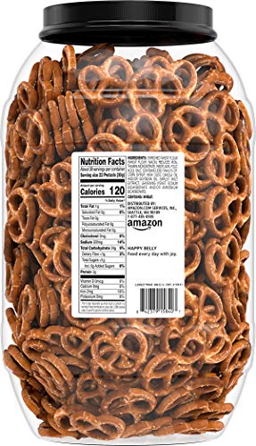 Amazon Brand - Happy Belly Mini Twist Pretzels, 40oz