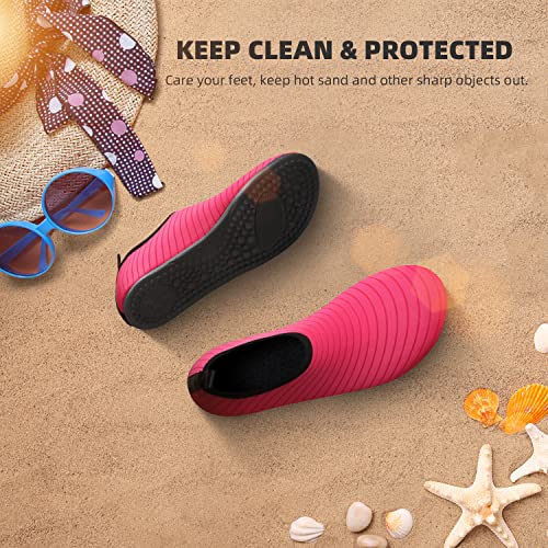 Water Shoes for Women Men Quick-Dry Aqua Socks Swim Beach Barefoot Yoga Exercise Wear Sport Accessories Pool Camping Must Haves Adult Youth Size