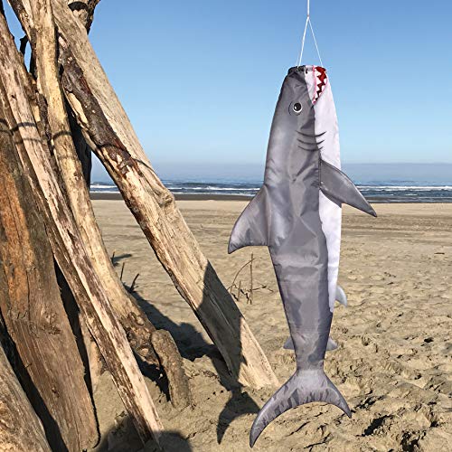 In the Breeze 5154 Baby Shark 30-Inch Fish Windsock-Realistic Fishsock