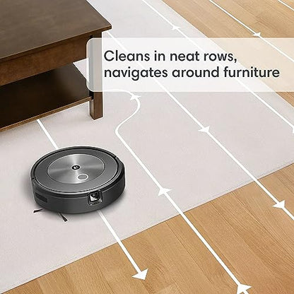 iRobot Roomba Combo j5+ Self-Emptying Robot Vacuum & Mop – Identifies and Avoids Obstacles Like Pet Waste & Cords, Empties Itself for 60 Days, Clean by Room with Smart Mapping, Alexa