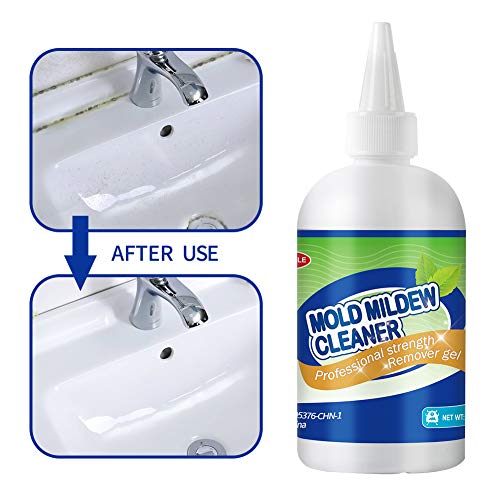 GELIVABLE Mold Mildew Cleaner Gel Household Cleaner for Wall Tiles Grout Sealant Bathroom Cleaning Home Kitchen Sinks Cleaning - 8 Fl.Oz(Pack of 1)