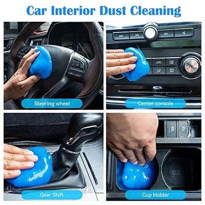 JMNGSHU Cleaning Gel for Car Universal Gel Cleaner for Automotive Interior for Cars Dust Cleaner Slime Keyboard Cleaner Gel