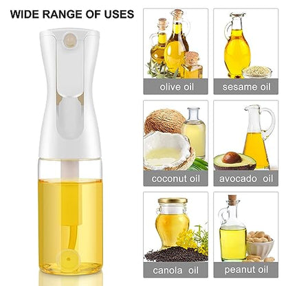 Oil Sprayer for Cooking, 200ml Glass Olive Oil Sprayer Mister, Olive Oil Spray Bottle, Kitchen Gadgets Accessories for Air Fryer, Canola Oil Spritzer, Widely Used for Salad Making, Baking, Frying,BBQ3