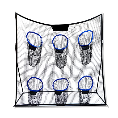 6.9' Portable Football Training Net with Five Targets and Carry Bag by Trademark Innovations