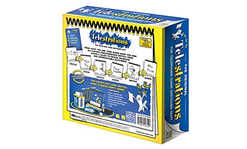 Telestrations Original 8-Player | Family Board Game | A Fun Game for Kids and Adults | Game Night Just Got Better | The Telephone Game Sketched Out | Ages 12+