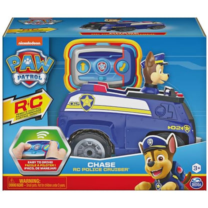 Paw Patrol, Chase Remote Control Police Cruiser with 2-Way Steering, for Kids Aged 3 and Up