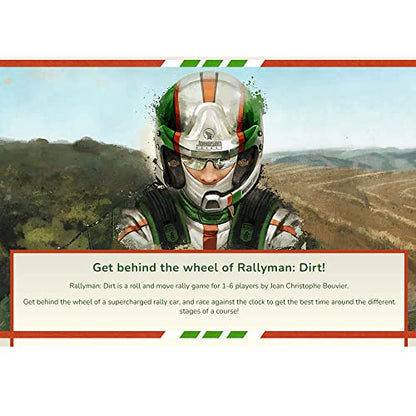 Holy Grail Games Rallyman: Dirt - Dice Based Racing Game, Ages 14+, 1-6 Players