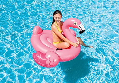 Intex Flamingo Inflatable Ride-On, 58 in x 55 in x 37 in , for Ages 3+