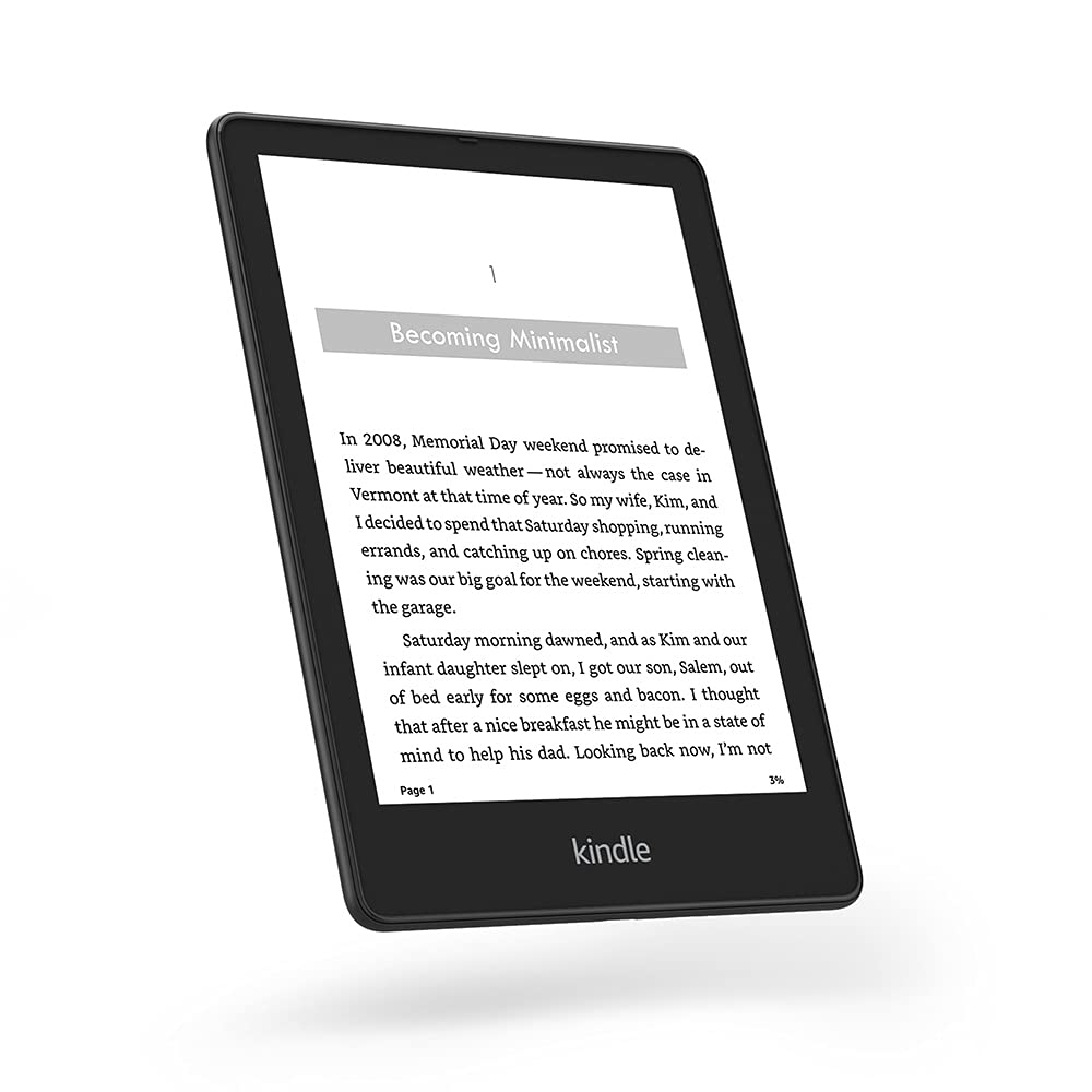 Kindle Paperwhite Signature Edition (32 GB) – With a 6.8" display, wireless charging, and auto-adjusting front light – Without Lockscreen Ads – Black