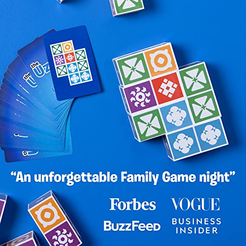 The Uzzle 2.0 Board Game,Popular Family Board Games for Adults, Suitable for Children& Adults,Pattern Block Puzzles Games, Family Card Games for Adults & Kids for Age 4+_Board Games for Family Night