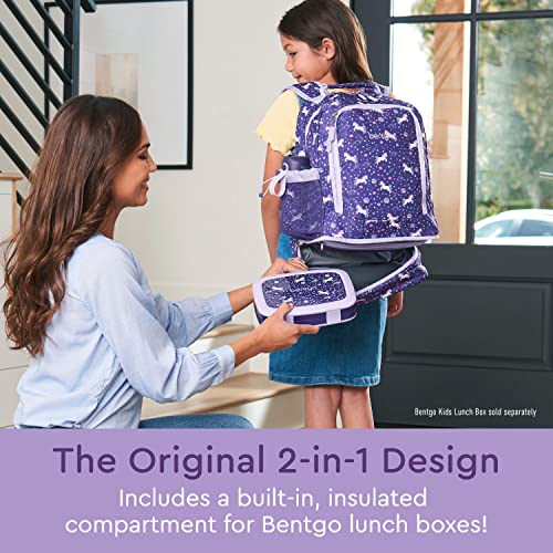 Bentgo® Kids 2-in-1 Backpack & Insulated Lunch Bag (Unicorn)