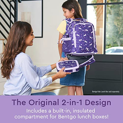 Bentgo® Kids 2-in-1 Backpack & Insulated Lunch Bag (Unicorn)