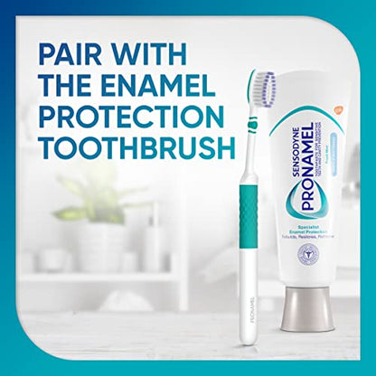 Sensodyne Pronamel Gentle Teeth Whitening Enamel Toothpaste for Sensitive Teeth, to Reharden and Strengthen Enamel, Amazon Exclusive, Fresh Mint - 4 Ounces (Pack of 3)