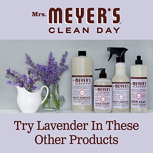 Mrs. Meyer's Clean Day Multi-Surface Everyday Cleaner, Cruelty Free Formula, Lavender Scent, 16 oz- Pack of 3