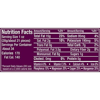 PLANTERS Deluxe Salted Mixed Nuts, Party Snacks, Plant-Based Protein 34oz (1 Container)