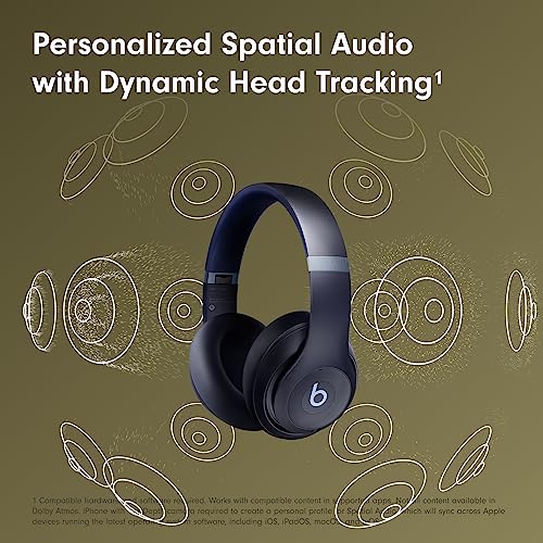 Beats Studio Pro - Wireless Bluetooth Noise Cancelling Headphones - Personalized Spatial Audio, USB-C Lossless Audio, Apple & Android Compatibility, Up to 40 Hours Battery Life - Navy