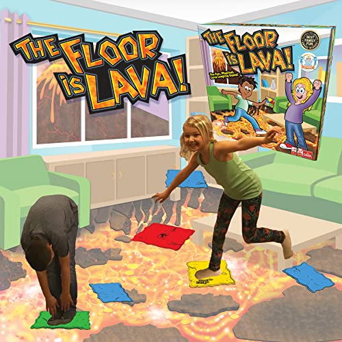 The Original The Floor is Lava! Game by Endless Games - Interactive Game For Kids And Adults - Promotes Physical Activity - Indoor And Outdoor Safe