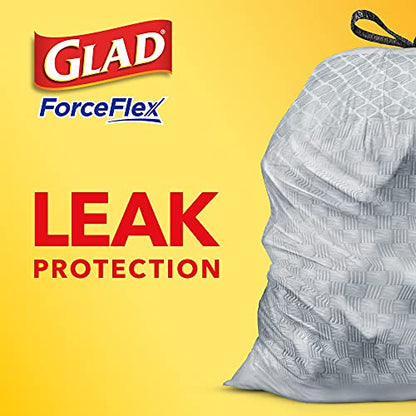 Glad ForceFlex Protection Series Tall Kitchen Drawstring Trash Bags, 13 Gal, 110 Ct, Pack May Vary