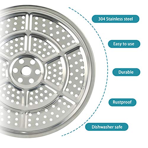 FONLLAM 2Pack Stainless Steel Canner Rack - 11-Inch Pressure Canning Rack for Pressure Canner - Compatible with Presto, All-American and More