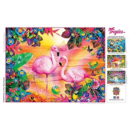 MasterPieces 300 Piece EZ Grip Jigsaw Puzzle - Pretty in Pink - 18"x24"