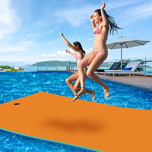 Zipfun Floating Mat - for Lake Water Lily Pad Mat, XPE Island Kid and Adults (8' x 4' 1.3")