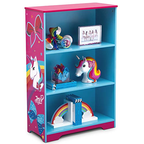 Delta Children Deluxe 3-Shelf Bookcase - Ideal for Books, Decor, Homeschooling & More - Greenguard Gold Certified, JoJo Siwa