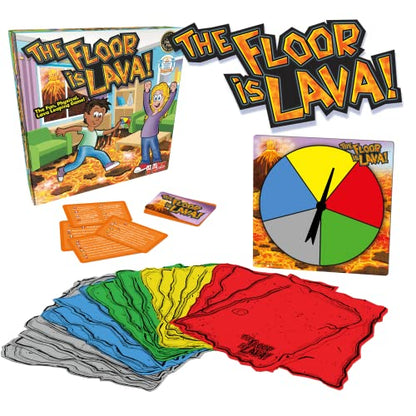 The Original The Floor is Lava! Game by Endless Games - Interactive Game For Kids And Adults - Promotes Physical Activity - Indoor And Outdoor Safe