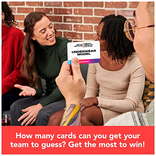 Spin Master Games Tell Me Without Telling Me - The Viral Trend, Now A Hilarious Party Game for Bachelorette, College, Birthdays, & More, for Adults Ages 18 and Up