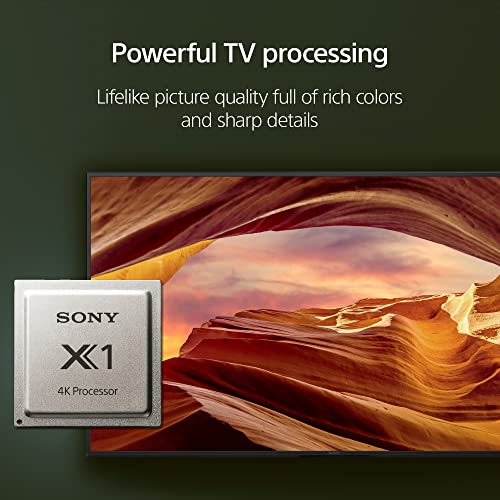 Sony 55 Inch 4K Ultra HD TV X77L Series: LED Smart Google TV KD55X77L- 2023 Model, Black