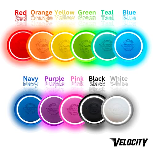 Velocity Lacrosse Balls - Official NFHS, SEI, and College Approved Size - Meets NOCSAE Standard - Approved Competition Colors - White, 12 Pack